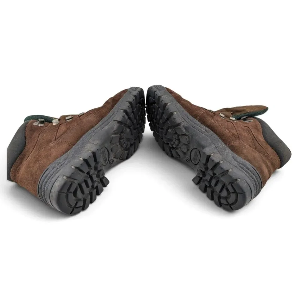 Northwest Territory Mens 7 Brown Leather Suede Hiking Boots Slip Resistant